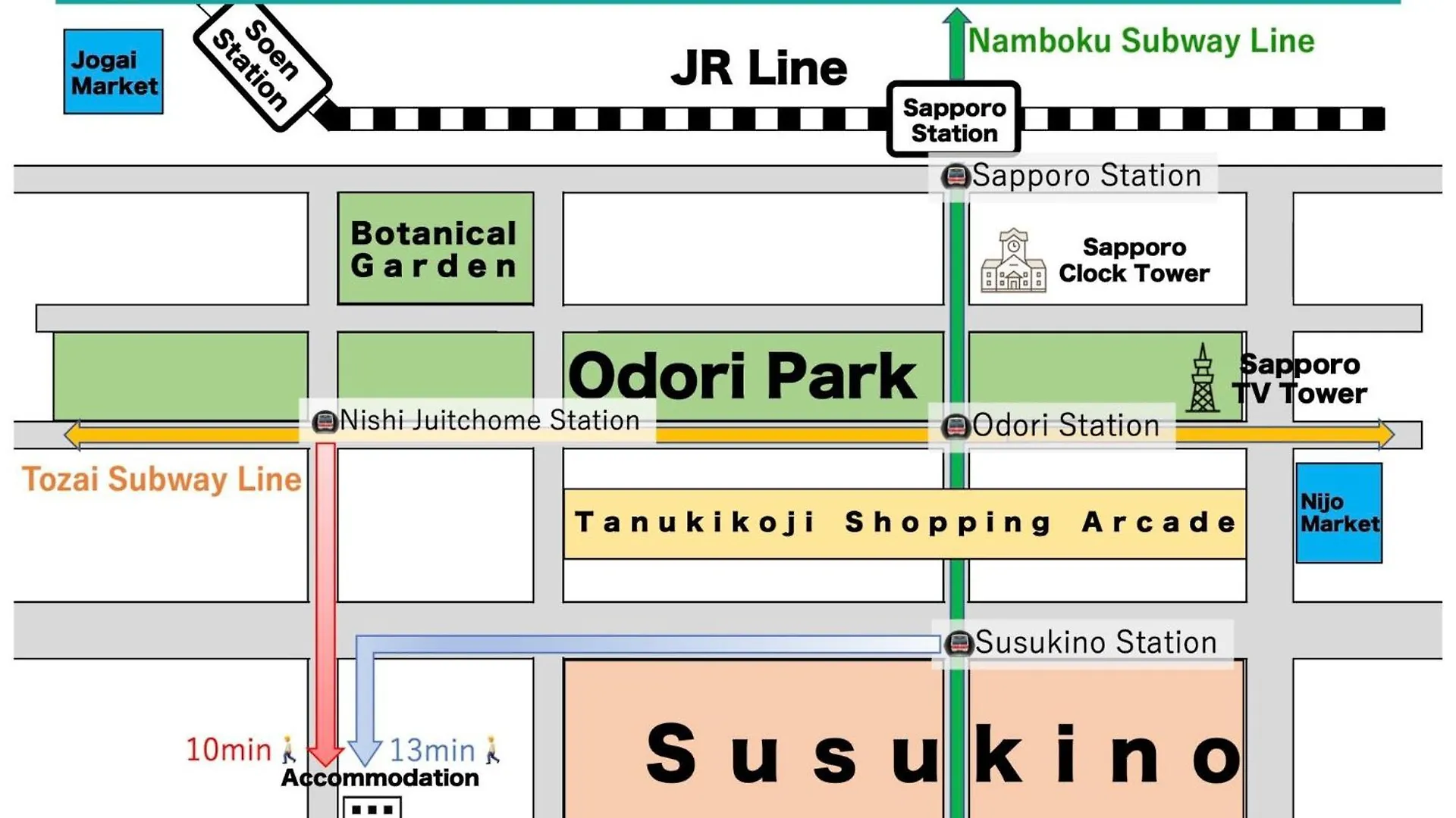 Appartamento Endless Mitsui Minami 5Jo II - Vacation Stay 18384 Sapporo Giappone